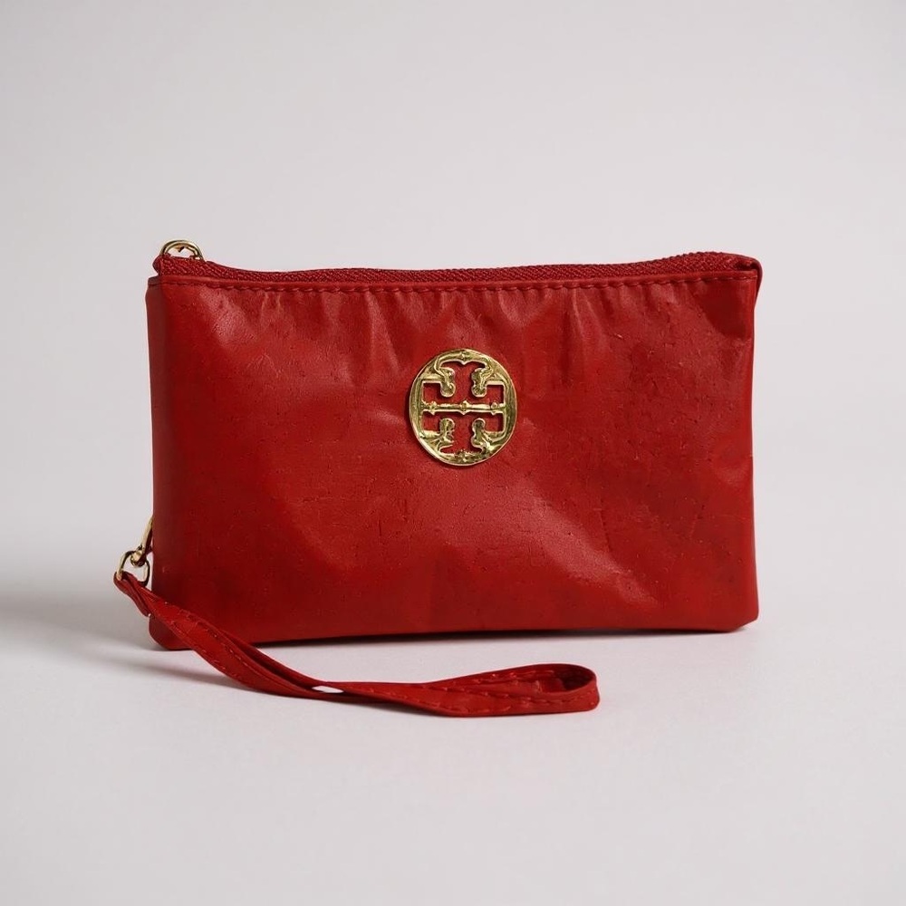Tory Burch Nylon Wristlet In Red